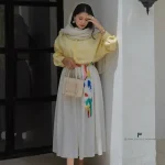ست شومیز دامن وانیل - تصویر 2