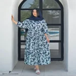 پیراهن تابستانی ماوی - تصویر 3