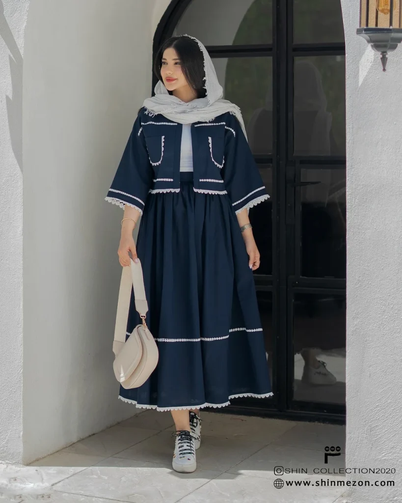 ست کت و دامن میکا مزون شین