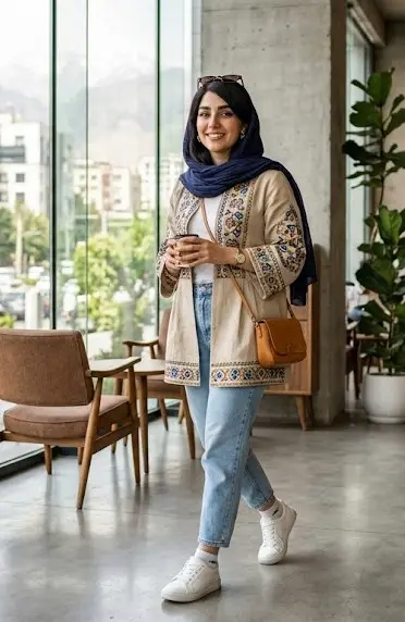 مانتو کوتاه لنین شمارهدوزی شده
