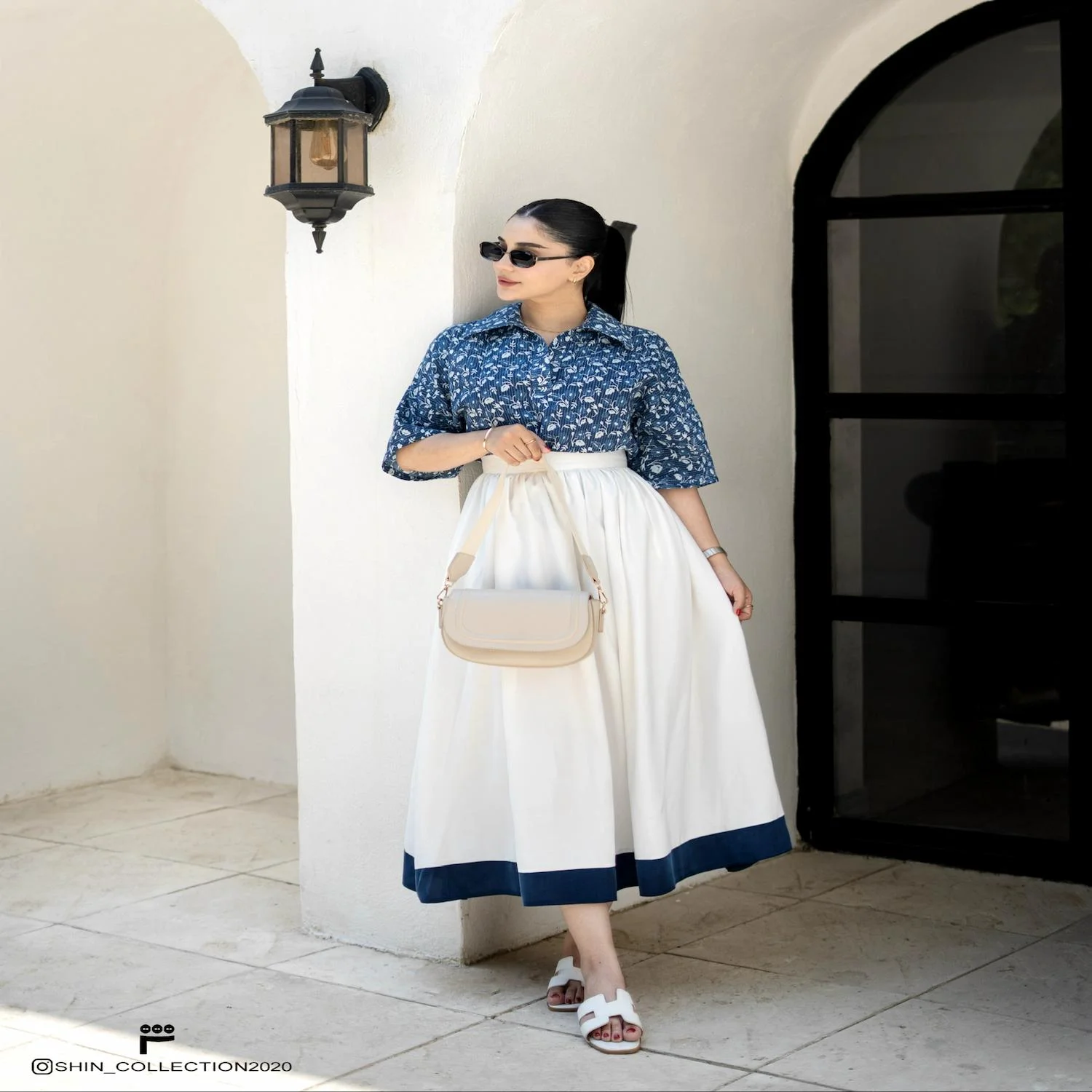 IMG_7910 (1) ست شومیز و دامن تابستانی ویوی (Vivi)