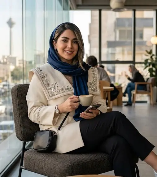 مانتو کوتاه یقه ملوانی