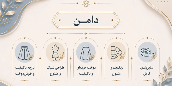 اینفوگرافیک دامن